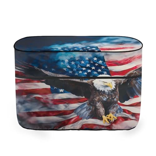 American Flag Eagle RV Propane Tank Cover Weather Resistant Gas Cylinder Cover Dustproof Camper Propane Tank Cover Camper Accessories Washable - color: American Flag Eagle, size: Small-Double 20LB