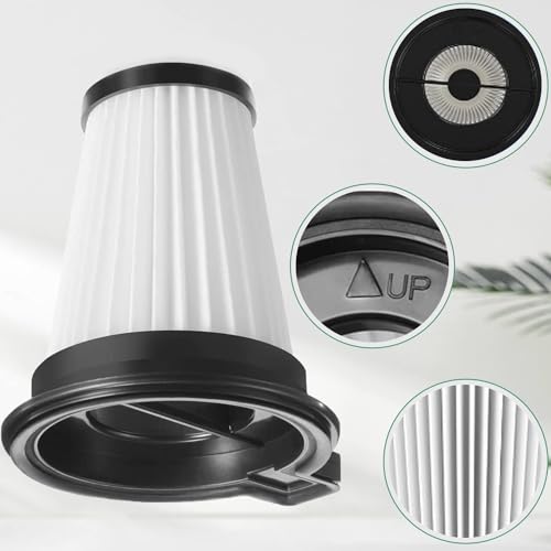 2 Pack Hepa Filter Replacement For Wyze Cordless Vacuum Cleaner Accessories Parts with Cleaning Brush