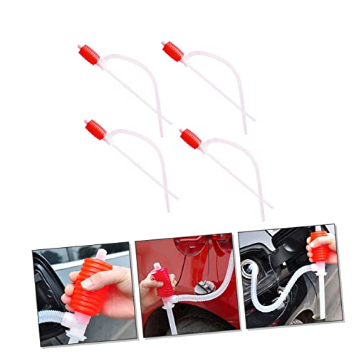 4pcs Manual Transfer Pump for Oil Change Lightweight Durable Siphon Pump for Cars Aquariums and Fluid Extraction Convenient Liquid Siphon for Home Use