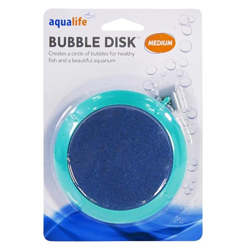 Penn-Plax Aquarium Bubble Disk Aerator - Air Pump Accessories – For Fish Tanks (Medium) - size: Medium