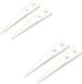 FEITA Pointed Ceramic Tips Replaceable Heat Resistance Heads for Ceramic Tweezers - White - 2 Pairs - color: Ceramic Tips - 2 Pairs
