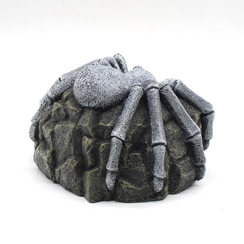 Reptile Rock Cave Hideouts Terrarium Habitat Decor Gecko Tank Accessories for Fish, Reptiles, Amphibians,Frogs, Snakes,Lizards,Shrimps, Spiders and Small Animals Crab