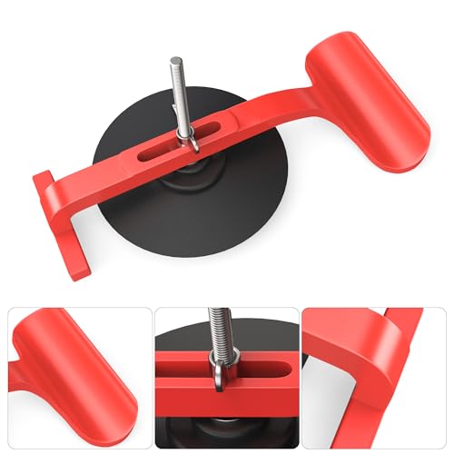 6 Pack Suction Cup Clamps for Convertible Glass Windshield Repair/Gluing 6 Pack Red