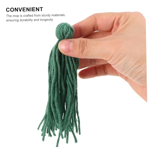 BESPORTBLE 10pcs Fish Breeding Spawning Mops Aquarium Plants for Fish Hiding and Climbing Natural Habitat Simulation Decorative Green Grass Shrimp Accessories