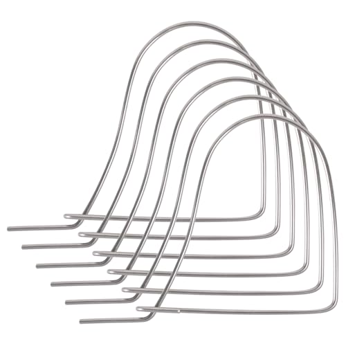 Stainless Steel Bait Pin Combo 4.5" for Rigging Bait in Crab Trap, Silver