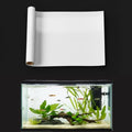Aquarium Background Static Cling White Fish Tank Sticker 79 x 23.6 inches | Easy Install for Glass Tanks, No Residue, Reusable - color: White, size: 79 x 23.6 inches