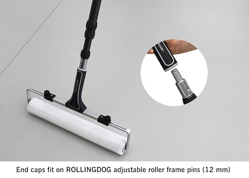 ROLLINGDOG 18 inch Spiked Roller-Epoxy Floor Spiked Roller for Self Leveling Concrete,Spiked Screeding Compound Roller for Cement Concrete Paint - color: 18 Inch Spike Roller Cover