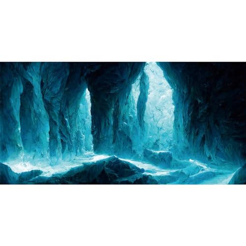 AWERT 36x18 inches Rock Cave Aquarium Background Rock Pillar Terrarium Background Cave Fish Tank Background - size: 36x18in/90x45cm