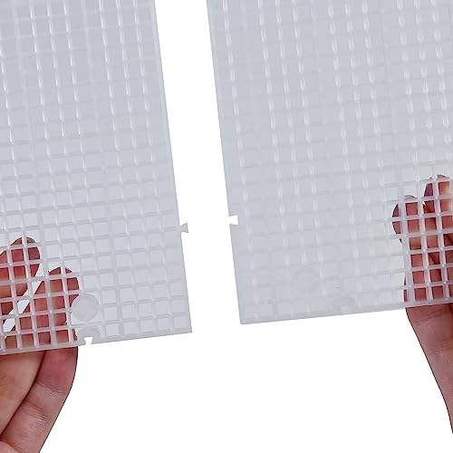 ALEGI Aquarium Grid Isolate Board Divider Fish Tank Bottom Black Filter Tray Plastic Crate (8pcs) - size: 8pcs