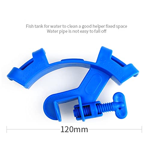 Fish for Tank Mounting Clip Water Pipe Clamp Clips Adjustable Hose Holder for 3/4" Diameters Hoses Aquarium Hose Holder Clip