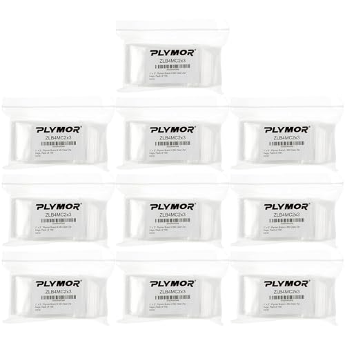 Collecting Warehouse 2" x 3" (Case of 1,000), 4 Mil Heavy Duty Plastic Reclosable Zipper Bags