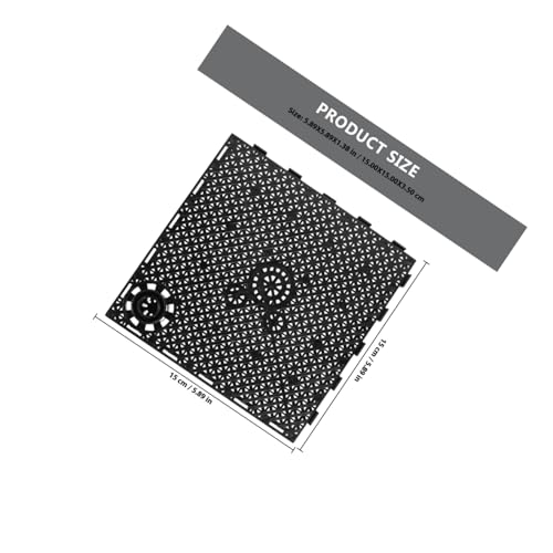 Totority 12Pcs Aquarium Fish Tank Bottom Filter Plates Separation Boards with Dense for Prevention and Strong Support Expandable Splicing Design for Freshwater and Saltwater Tanks