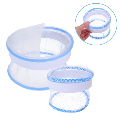 Kichvoe Fish Breeding Box Aquarium Floating Hatchery Tank Nylon Mesh Isolation Nursery with Feeding Ports for Guppy Fry and Shrimp Indoor Aquarium Breeder