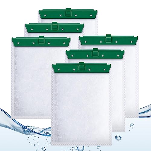 6 Pack Medium Aquarium Filter Cartridge for Whisper Bio Bag Power Filters, Medium Filter Cartridges for Repto Filter