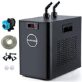 BAOSHISHAN 1/10 HP Aquarium Chiller 42 Gallon 160L Water Cooling System | Quiet Compressor Refrigeration, Includes Pump and Tubing, 110V, Ideal for Hydroponics, Axolotl and Reef Tanks - size: 160L