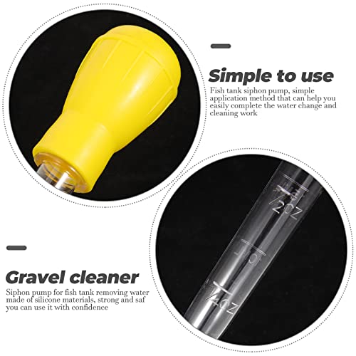 2pcs Aquarium Coral Feeder Fish Feeder Waste Clean Tool Manual Cleaner Water Changer Fish Tank Cleaning Tool Siphon Dropper Waste Aquatic Bottom Feeder Pipette - color: As Shown