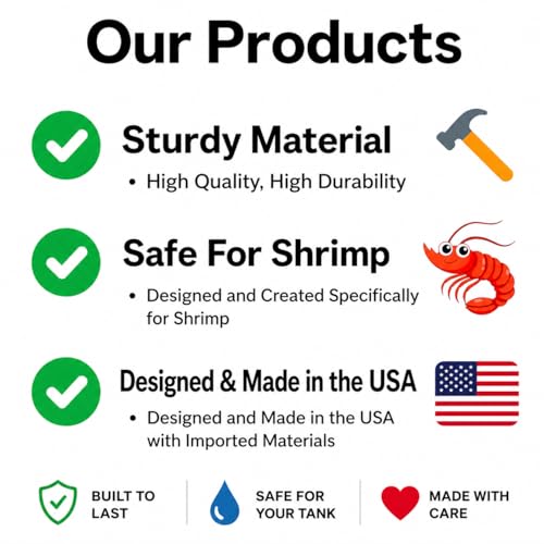 Lucky Critter Shrimp Cave Underground Maze Tunnel | Viewing Shrimp Freshwater Hide Tunnel | Aquarium Shrimp Breeding Cave Perfect for Small Shrimp, Cherry Shrimp, Dwarf Shrimp - color: Black