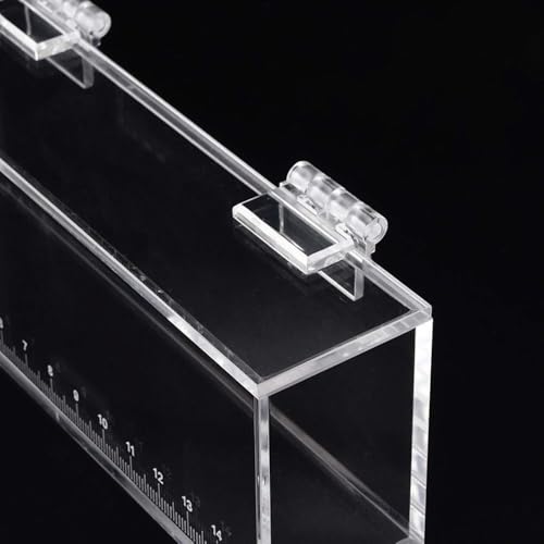 Fish Viewing Box Acrylic Outdoor Indoor Micro Landscape Fish Tanks Fishing Photo Tank Fish Breeding Tanks Photo Box with Scale(L) - size: L
