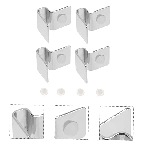 4Pcs Aquarium Lid Clips Aquarium Fish Tank Glass Cover Clip Support Holder Clamps Clear Acrylic Fish Tank Accessories 5mm