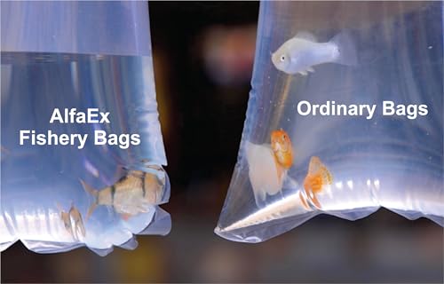 Fishery Bags 8 Inches Leak Proof Rounded Bottom Corners Clear Plastic Fish Bags for Marine and Tropical Fish Transport. (8" x 15" / 50 Pack / 3 Mil) - size: 8" x 15" / 50 Pack / 3 Mil