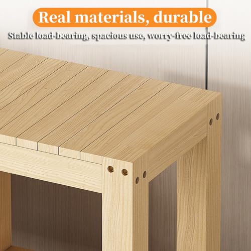 FORRTY Wooden Fish Tank Rack, Aquarium Stand Base Rack, 30-150cm Length, Heavy Load Capacity, Easy To Assemble And Maintain, Ideal For Aquariums, Plants, Reptile Tank Stand, Flower Stands(70X35X50CM(2 - size: 70X35X50CM(27X13X19IN)