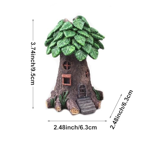 Resin Tree Aquarium Castle, Natural Fish Tank Décor, Ornaments Safe Decorations, Cute Lively Tree Aquarium Decoration, Fish Tank Display Decor.