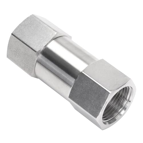 Air Check Valve - 3/4" NPT Female High Pressure Stainless Steel Hex One Way Valve For Air - size: 3/4" NPT, style: High Pressure Female x Female