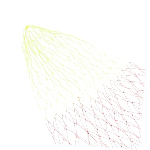 2pcs Fishing Net Landing Net Catch Net Fishing Replacement Bag Net Fishing Tackles Landing Mesh Basket - color: Multi, size: Medium