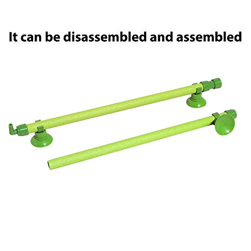 Quickun Aquarium Air Stone Bubble Wall Tube Oxygen Diffuser Bar Decor Accessory for Fish Tank 28 Inch Length,1PCS - color: Green, size: 28 inch