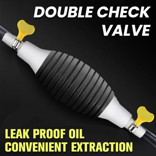 Multifunctional Liquid Siphon, Diameter Manual Fluid Extractor for Gasoline, Motor Oil, Fuel, Diesel, Water, Fish Tank, Aquarium, Upgrade with 3.2/4.9/6.5/9.8ft Hose (3.2FT) - color: 3.2FT