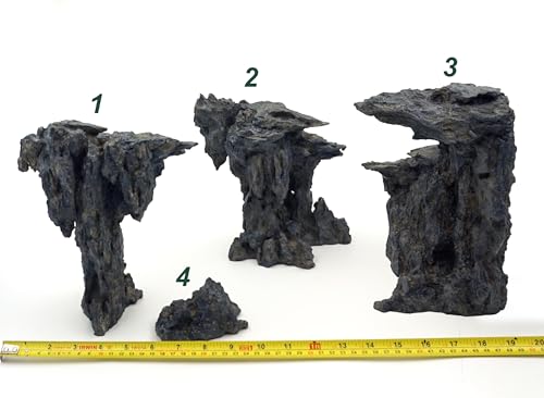 Allcolor Fish Tank Decor Rocks.Aquarium Decoration Model.Easy and Quick Solution for Aquascaping.(Cave of Gods) - style: Cave of Gods