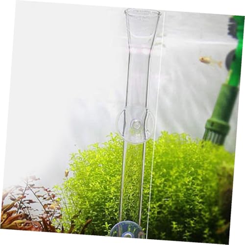 Shrimp Feeder Tube and Feeding Dish Set 20cm Crystal Glass Aquarium Feeder Tube with Feeding Box for Fish Tank Supplies