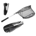 Fishing Net with Handle with Storage Bag,Portable Telescopic Fishing Net Telescoping Handle,Fish Net,Fishing Nets,Extend to 40-63 Inches for Kids Men Women - style: 1 Pack - 20.5" Full + 1 Carry Bag