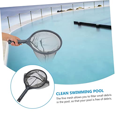 1Pc Pool Leaf Skimmer Net Durable Fine Mesh Swimming Pool for Easy Debris Removal Ponds Hot Tubs and Fish Tanks Portable Design for Convenient Use