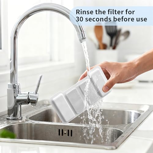 Cat Water Fountain Filters - 8 Pack Replacement Filters & 4 Pack Replacement Pre-Filter Sponges Set for Automatic Pet Fountain Dog Water Dispenser