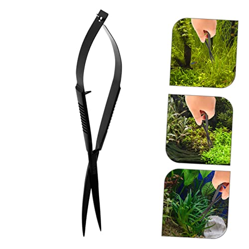 KESYOO 2pcs Household Aquascaping Scissor Tool Spring Scissors for Fish Tank Plant Trimming Aquatic Plant Scissors for Aquarium Maintenance and Pruning