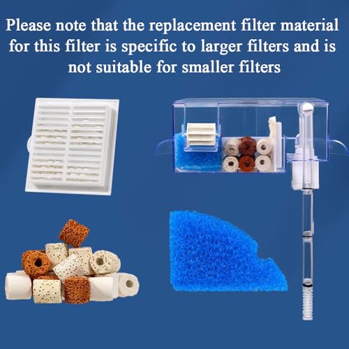 Circular Fish Tank Filter Material - size: Filter Material