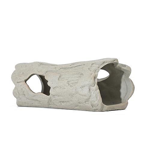 ALEGI Aquarium Rock Smooth Cave Decor for Shrimp Cichlid Hiding Breeding Betta Tunnel Decorations - style: Rock201