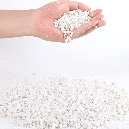 3lb White Cactus Pea Gravel Rocks,1/4 Inch Pebbles for Indoor Plants, Natural Succulent Rock and River Rocks Decorative for Aquariums, Vases, Outdoor Gardening, Top Dressing for Potted Plants - color: White Onyx, size: 3LB