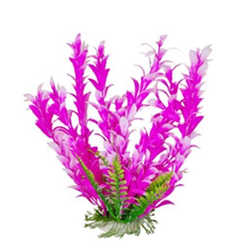 Aquatop 6-Inch Bacopa-Like Plastic Aquarium Plant with Weighted Base – Fish Tank Decorations, Plant Accessories & Aquarium Décor, Colorful Scenery for Natural Environment, No Maintenance, PD-BH21