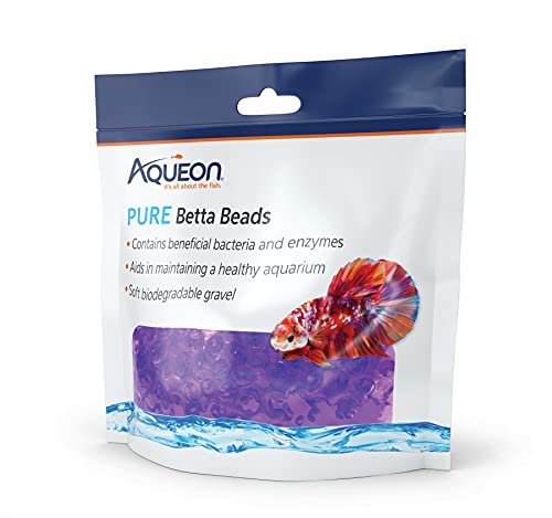 Aqueon Pure Betta Beads, Purple - color: Purple, size: One Pouch