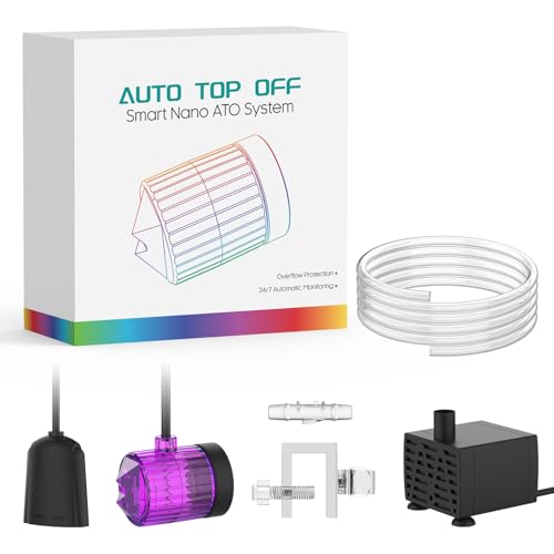 Auto Top Off System ATO Saltwater Aquarium,Water Top Off System for Aquarium,Reef Tank＆Fish Tank- Purple - color: Purple