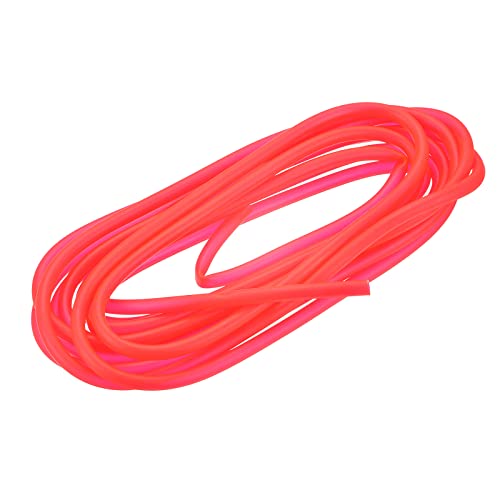 uxcell Aquarium Airline Tubing Hose 5/32" ID 15/64" OD 1Pcs 13.12 Ft Silicone Flexible Airline Tubing for Fish Tank, Terrariums, and Hydroponics, Dark Red - color: Dark Red