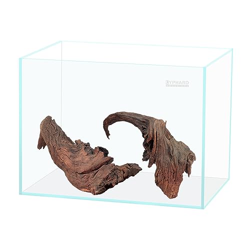LYPHARD AQUARIUMS 9.5 Gallon Rimless Aquarium, Ultra Clear Glass Low Iron Small Fish Tank for Betta, L15.7×W11.8×H11.8 Inches Thickness 5mm with EVA Foam Mat Included - size: 9.5 Gallons