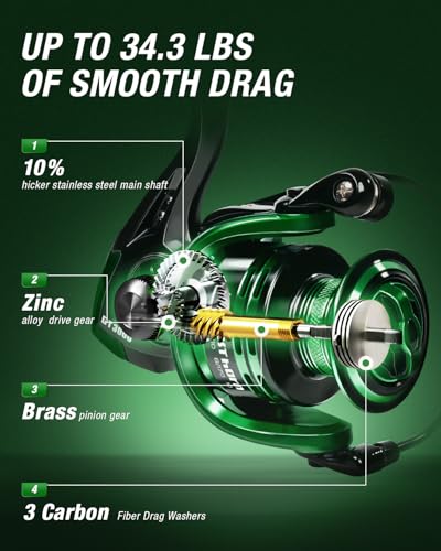 Ghosthorn Fishing Rod and Reel Combo Graphite Telescoping Fishing Pole Portable Travel Kit with Carrier Bag for Freshwater Saltwater - size: 6 ft, style: Full Kit With Carrier Case