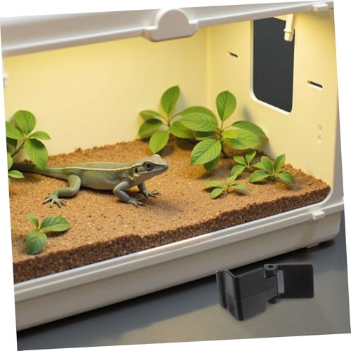 Abaodam 6pcs Reptile Tank Lock Clips Escape Aquarium Buckles for Turtle and Snake Terrariums Sturdy Feeding Box Clips for Secure Lid Closure