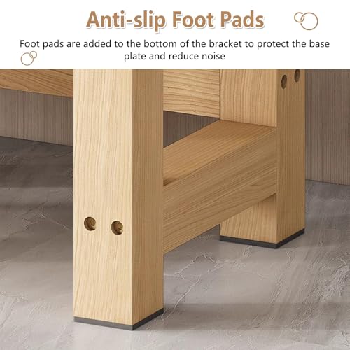 Thickened Solid Pine Wood Aquarium Stand, Multi - Functional Storage Rack with Anti - Slip & Quiet Design, Ideal for Home/Office/Pet Shop(50x50cm/19.7x19.7in) - size: 50x50cm/19.7x19.7in