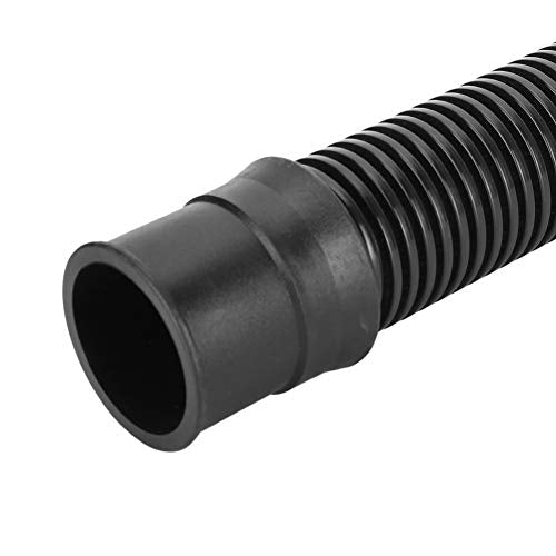 Pssopp Fish Corrugated Hose, EVA Material, ID 32mm, Black, 11.8 Inches, 1 Count, Pond Filtration Tubing - size: ID 32mm