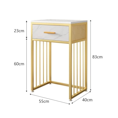 Sweeper Robot Storage Cabinet Sweeper Marble Shelves Above Living Room Fish Tank Shelf Sofa Side Table Storage Cabinet Sweeper Organizer(50x40x83cm) - size: 50x40x83cm