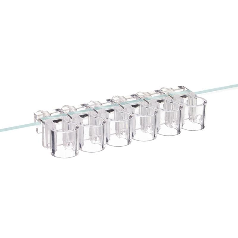 6X Aquarium Plant Holder, Aquarium Planter Cup, Transparent,Hanging Tank Plant Pot for Tank Scene Arrangement, 4.1cmx2cm